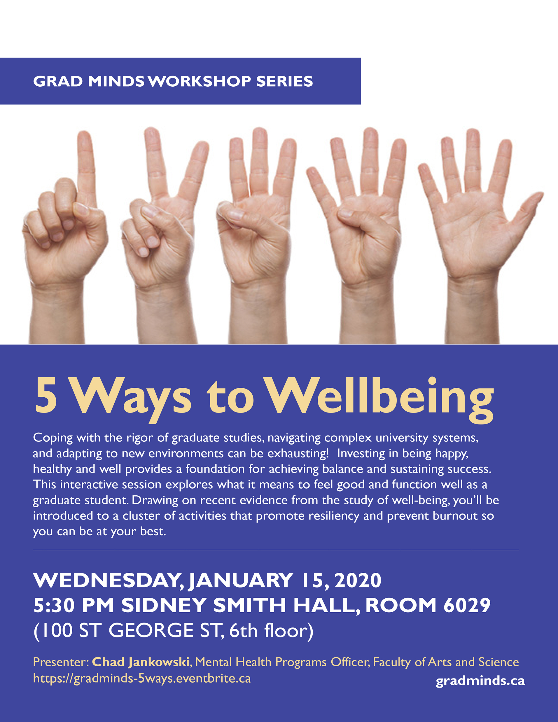 Wellbeing Workshop Poster
