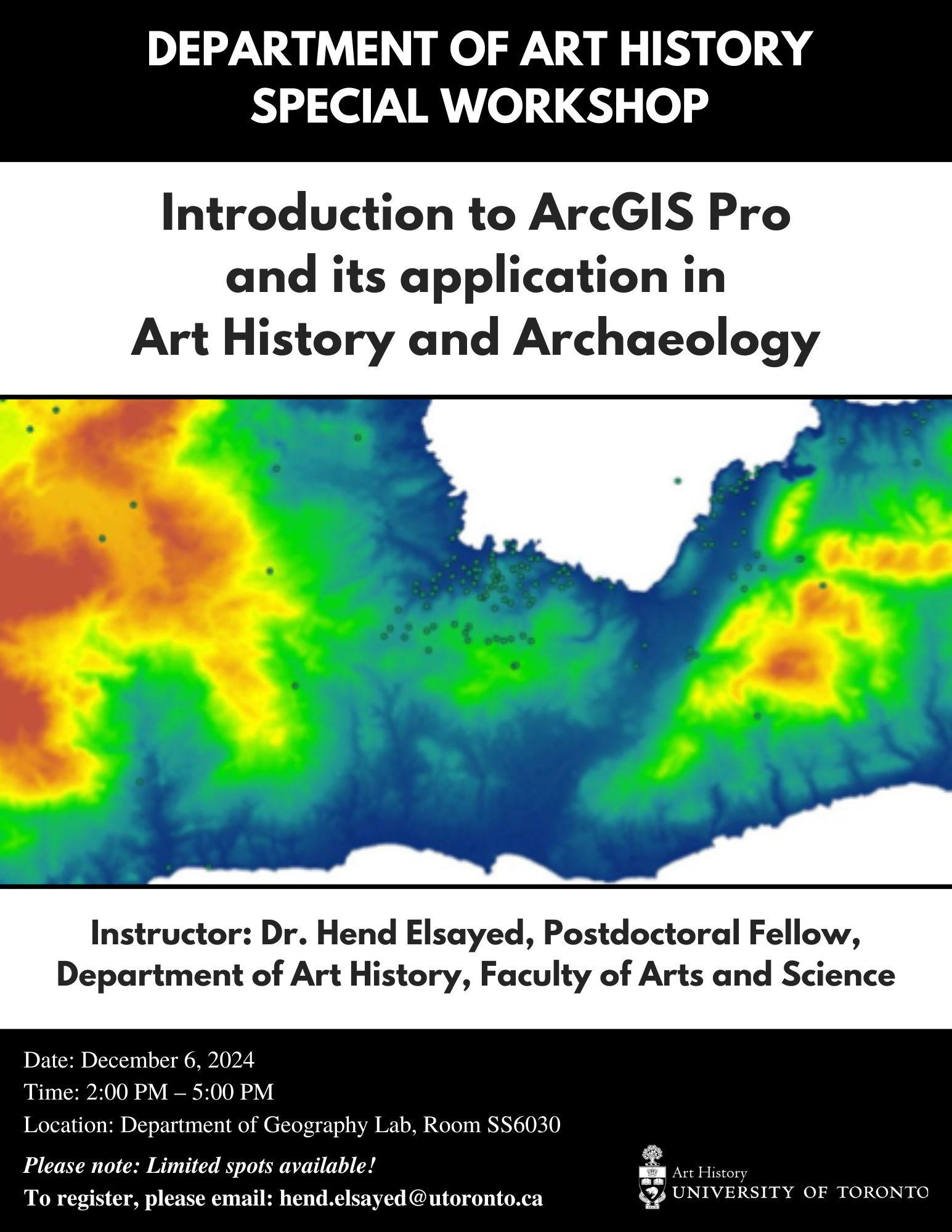 ArcGIS Workshop Poster