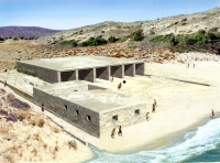 Restored shipsheds at Kommos, Crete