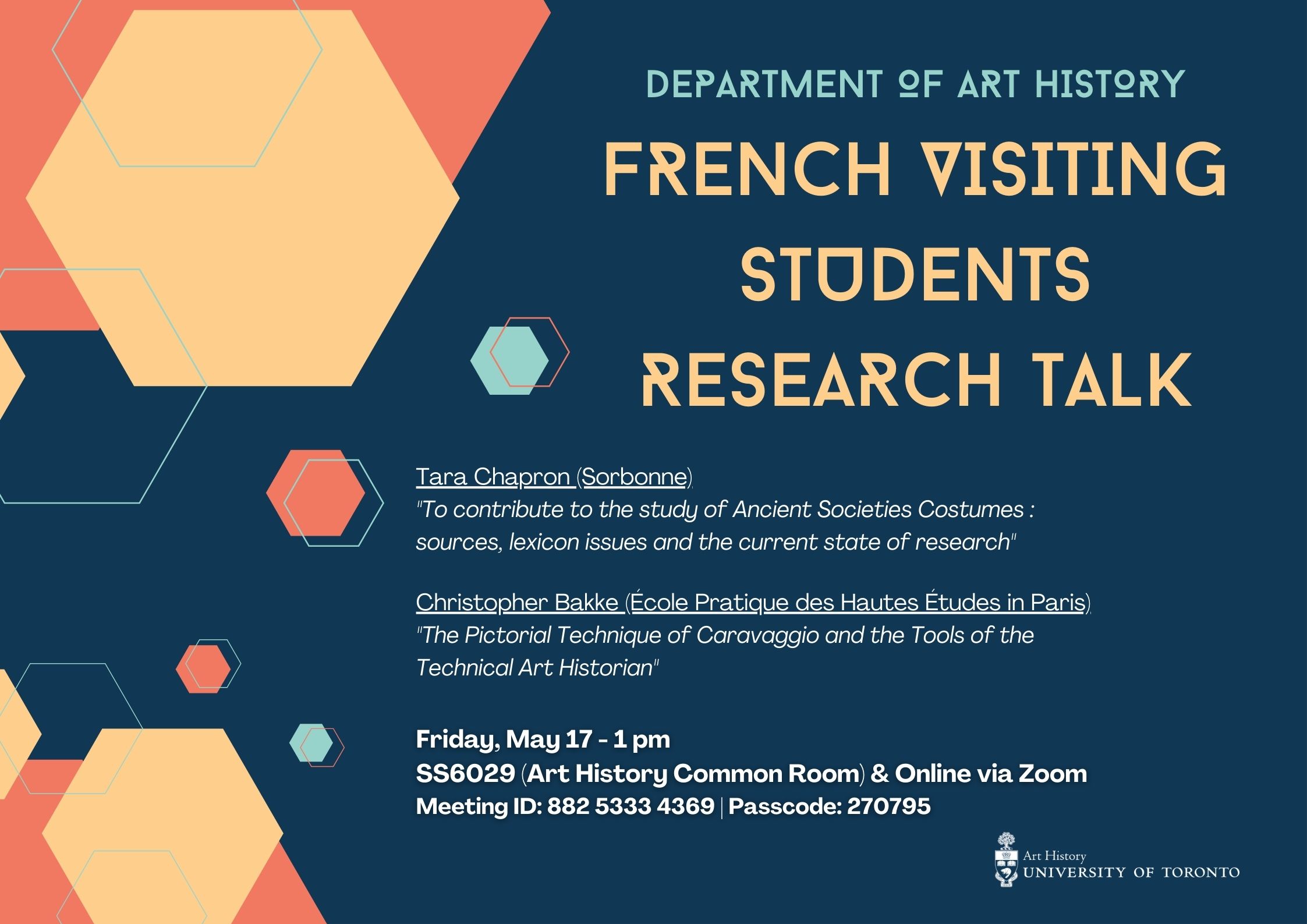 French visiting student poster May 2024