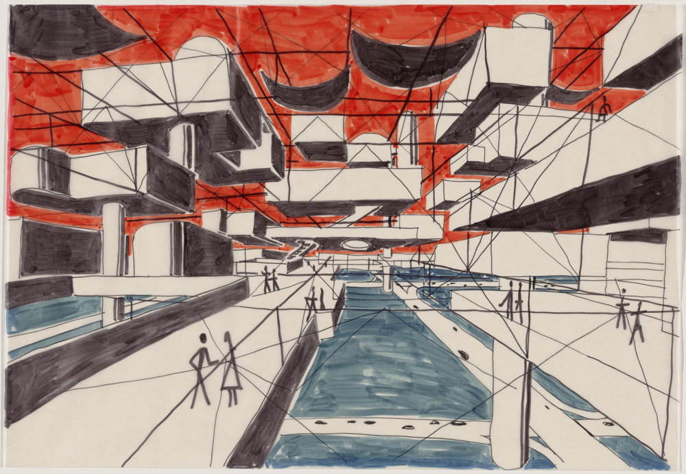 Yona Friedman, Spatial City Project, 1958–59