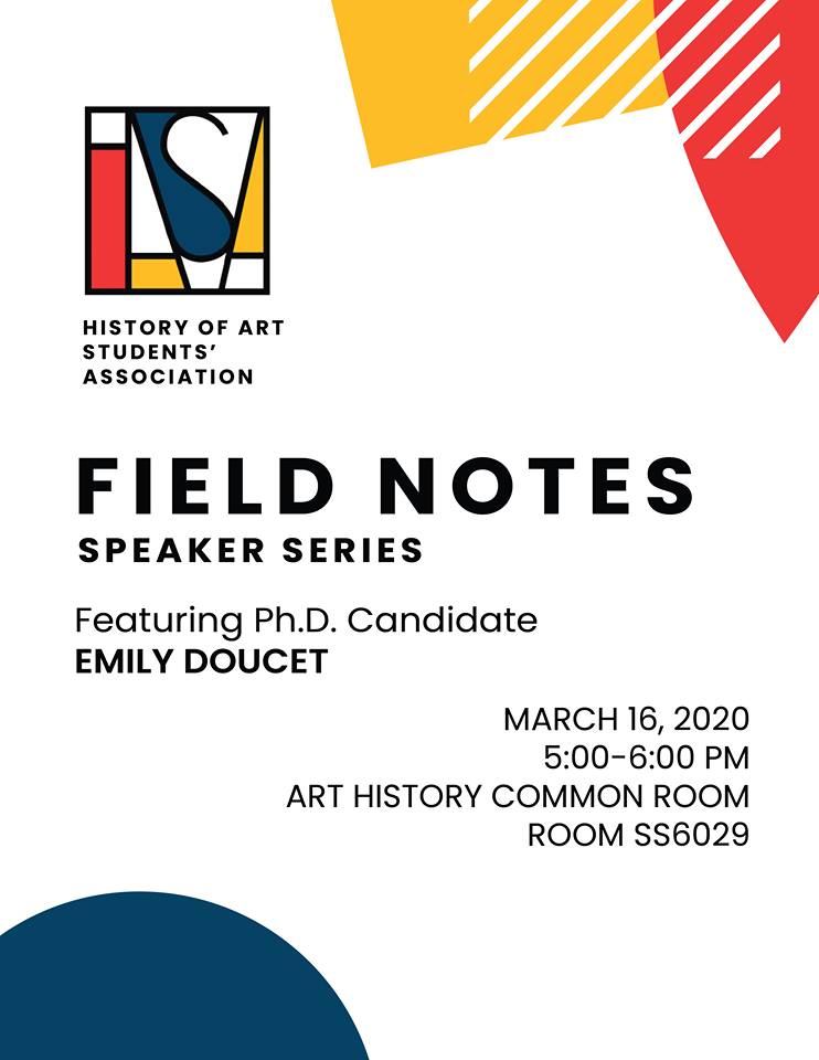 HASA Field Notes 2020 Winter Term poster