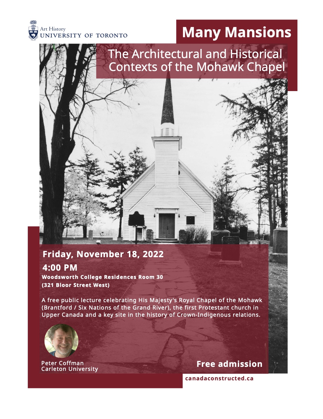 Mohawk Chapel Lecture Event Poster