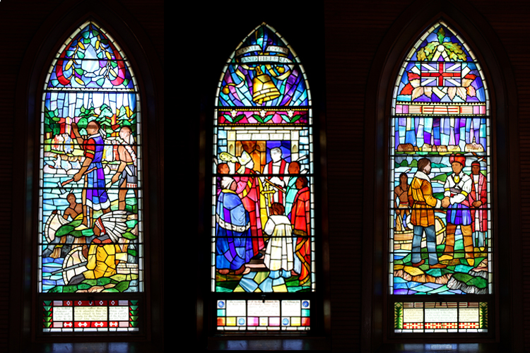 Mohawk Chapel Stained Glass