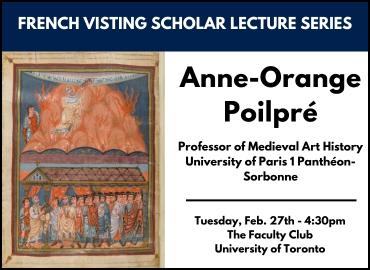 French Visiting Lecture Series February 2024 Anne-Orange